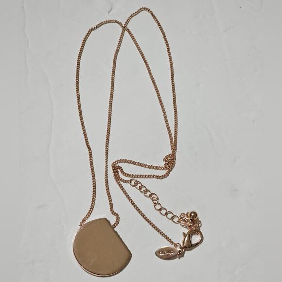 CHICO'S Gold Tone Slide Pendant Necklace - Picture 1 of 3